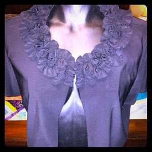 Black dress sweater looks great with a nice dress!